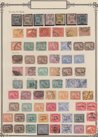 Ägypten: 1866/1907, Mint And Used Collection Of 68 Stamps On Album Page, Comprising 1866 Overprints - 1866-1914 Ägypten Khediva