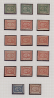 Ägypten: 1867, "Sphinx/Pyramid", Used Collection Of 43 Stamps On Album Pages, Comprising All Denomin - 1866-1914 Khedivaat Egypte