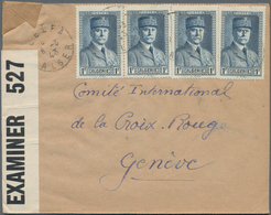 Algerien: 1938/43 Ca. 200 Letters Mainly To The Red Cross In Geneva, Many Different Censor Marks And - Briefe U. Dokumente