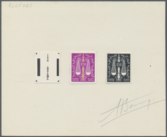 Algerien: 1965/1987, Assortment Of Specialities Incl. Four Epreuve D'artiste With Signature (plus On - Brieven En Documenten