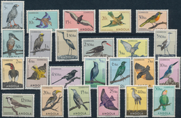 Angola: 1951, BIRDS, Set Of Five Complete Sets In Varying Condition From Mint Never Hinged To Hinged - Angola