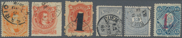 Argentinien: 1867/1884, Duplicated Lot Of Six Different Stamps In Different Quantities Incl. 1867 30 - Other & Unclassified