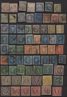 Neusüdwales: 1850/1907, Mainly Used Collection Of Apprx. 680 Stamps, Sorted On Stockpages And Showin - Cartas & Documentos