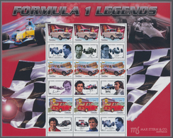 Australien: 2006, Formula 1 Legends, Austria - Australia Personalized Souvenir Sheet, With Three Cop - Sammlungen