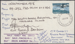Australien - Antarktische Gebiete: 1977/2001, Collection Of Apprx. 200 Covers/cards, Showing A Nice - Brieven En Documenten