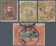 Belgisch-Kongo: 1887-1937: Collection Of 41 Mint And Used Stamps, Including 1887-92 'King Leopold II - Sammlungen