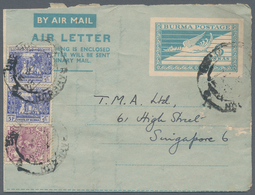 Birma / Burma / Myanmar: 1915 - 1946, Accumulation Of Ca. 90 Covers, Mainly India Used In Burma, Inc - Myanmar (Birma 1948-...)