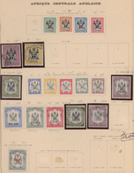 Britisch-Zentralafrika: 1891/1904, Used And Mint Collection Of 41 Stamps On Album Pages Incl. Severa - Autres & Non Classés