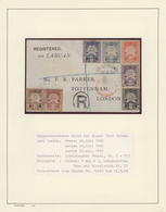 Brunei: 1895/2007, Powerful Collection Of Nearly 600 Covers/cards, Arranged In Four Thick And Heavy - Brunei (1984-...)