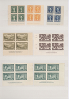Canada / Kanada: 1937/1995, U/m Collection Of Apprx. 767 PLATE BLOCKS, Neatly Sorted In Six Stockboo - Colecciones