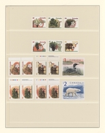 Canada / Kanada: 1953/1995 (ca.), Comprehensive U/m Collection In Six Lindner Binders, All Collected - Verzamelingen