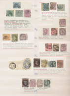 Ceylon / Sri Lanka: 1870/1890 (ca.), THE POSTMARKS OF CEYLON - LETTER AND NUMERAL CANCELLATIONS, Col - Sri Lanka (Ceylon) (1948-...)