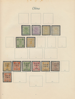 China: 1885/40 (ca.), Collection Starting From The Customs Small Dragon Issue To The Mid-Republic Er - Autres & Non Classés