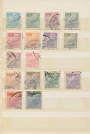 China - Volksrepublik: 1949/75, Collection Of Definitives In Small Stockbook, Including The High Val - Other & Unclassified