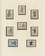 China - Volksrepublik: 1955/68, Very Extensive, Almost Complete Collection In One Album, Including M - Other & Unclassified