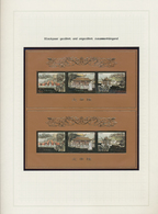 China - Volksrepublik: 1968/2000, Collection Of Printing Errors On Pages, Including Double Printings - Autres & Non Classés