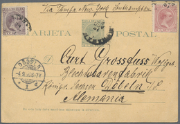 Cuba - Spanische Kolonie (1873-98): 1845/1897, Lot Of 20 Entires (letters And Used Stationeries), Do - Cuba (1874-1898)
