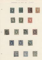 Cuba: 1855/1980 (ca.), Cuba/Puerto Rico, Used And Mint Collection/accumulation On Leaves/stockpages, - Autres & Non Classés