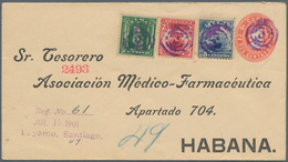 Cuba: 1900/1965 (ca.), Holding Of Apprx. 200 Commercial Covers/cards/used Stationeries, Incl. Airmai - Other & Unclassified