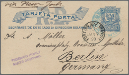 Dominica: 1881/2000, Accumulation Of Approx. 130 Covers, Cards And Postal Stationeries (incl. Postal - Dominica (1978-...)