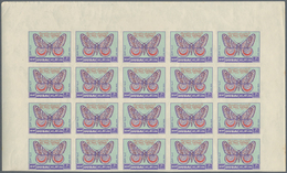 Dubai: 1963/1967, MNH Assortment Of Sheets/multiples With Michel Nos. 26/33 A (10 Sets), 26/33 B (20 - Dubai