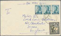 Fiji-Inseln: 1941/89, Covers (14) Mostly Inland Or To UK, Also 1967/83 Tahiti And 1968 West Samoa. T - Fidschi-Inseln (...-1970)