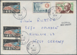 Französische Gebiete In Der Antarktis: 1965/1995, Assortment Of Apprx. 77 Covers With Attractive Fra - Briefe U. Dokumente
