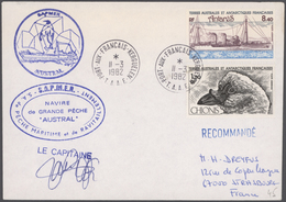 Französische Gebiete In Der Antarktis: 1976/1994, Collection Of Apprx. 200 Covers/cards, Showing A N - Brieven En Documenten
