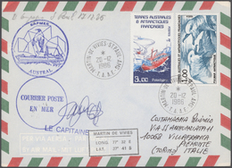 Französische Gebiete In Der Antarktis: 1976/2005, Collection Of Apprx. 200 Covers/cards, Showing A N - Brieven En Documenten