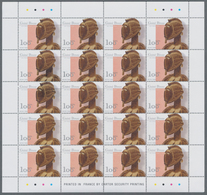 Guinea-Bissau: 2001, ARTS AND CRAFTS, Complete Set Of Five In Miniature Sheets With 20 Stamps Each, - Guinée-Bissau