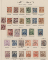 Haiti: 1881/1970 (ca.), Used Collection On Schaubek Pages, Well Collected Throughout From Early Issu - Haïti
