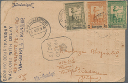 Indien: 1940-45 (ca.): Group Of 22 WWII CENSOR Covers From/to India, Portuguese India, Burma, Malaya - 1854 Compañia Británica De Las Indias