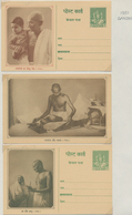 Indien - Ganzsachen: 1870's-1970's Ca.: Collection Of More Than 240 Postal Stationery Cards, Double - Non Classés