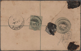 Indien - Ganzsachen: 1903-1930's - Used In BURMA: Group Of 15 Postal Stationery Registered Envelopes - Zonder Classificatie