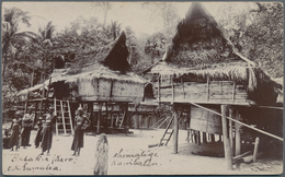 Indonesien: 1900/1970, Box With Over 200 Historical Postcards Including Duplicates From Netherlands - Indonesië