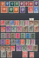 Indonesien: 1948/1978, Chiefly MNH Collection In A Stockbook, Also 1950 RIS Overprints, Souvenir She - Indonésie