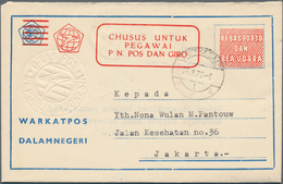 Indonesien: 1962/97, Accumulation Of Approx. 440 Unused And CTO-used Covers (many KILAT-Envelopes), - Indonesia