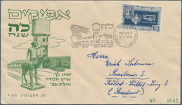 Israel: 1948/1948, SEPCIAL EVENT/SLOGAN POSTMARKS, Assortment Of Apprx. 390 Covers (mainly Cacheted - Gebruikt (zonder Tabs)