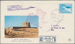 Israel: 1950/2008, STATIONERIES, Holding Of Apprx. 520 Unused And Used Cards/aerogrammes/envelopes, - Usati (senza Tab)
