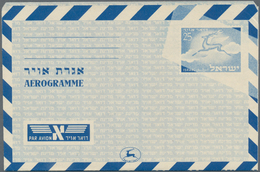 Israel - Ganzsachen: 1950/1990 (ca.), AEROGRAMMES: More Than 1.500 Aerogrammes, Including 650 Commer - Altri & Non Classificati