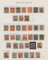 Italienisch-Eritrea: 1893/1941 (ca.) Unused/used Collection With Many Early Issues And Complete Set - Eritrea