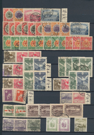 Japan: 1894/1945, Collection Of Covers/stamps, Mounted On Pages Of Military Mails Resp. Occupation W - Andere & Zonder Classificatie