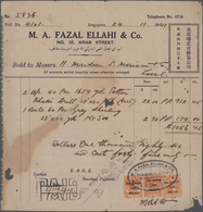 Japanische Besetzung  WK II - Malaya: 1942/45, Invoices/deed Information/receipts Etc. (42) With Occ - Malesia (1964-...)