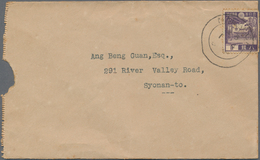 Japanische Besetzung  WK II - Malaya: General Issues, 1943/44 Covers With Regulars (5) Or Japan 1938 - Malaysia (1964-...)