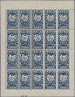 Jemen: 1954, 8b On 6b., Provisionals, Overprint "airplane And Year Dates" On The Definitive Of 1930, - Yemen
