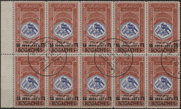 Jemen: 1954, Provisionals, Three Issues With Overprints "year Date" (6b. On 6b., 16b. On 10b. And 18 - Yémen