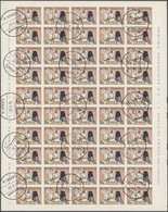 Jemen: 1962, Children's Welfare, 2b. To 10b. Imperf., 200 Sets In Complete Sheets Of 50 Stamps Per V - Yémen