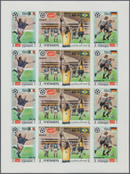 Jemen - Königreich: 1970, Winner Of The Football Championship Mexico 1970 - Set Of 3 Values In A Min - Yémen