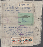 Jordanien: 1954/1989, Holding Of Apprx. 200 Covers/cards, Mainly Correspondence To Germany, Showing - Jordania