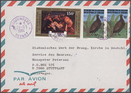 Kamerun: 1981/1993, Accumulation Of Apprx. 200 Commercial (mainly Airmail) Covers To Germany, Bearin - Kameroen (1960-...)